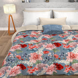 PETTI Artigiani Italiani - Vinterdyne, Vinterdyne, Enkel quilt, Dobbeltsidet, monofarvet og digitalt tryk, 100% hypoallergen mikrofiber, Made in Italy