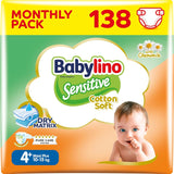 Bleer til sensitive babyer, str. 6, ekstra stor (13-18 kg), 114 bleer