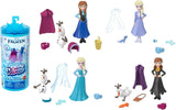 Mattel Disney Frozen Ice Reveal Squishy Ice Gel Dukke og 6 overraskelser, inklusive Friends figur og tilbehør (dukker kan variere) HRN77 Naty Shop Dolls Snow Color Reveal Dolls