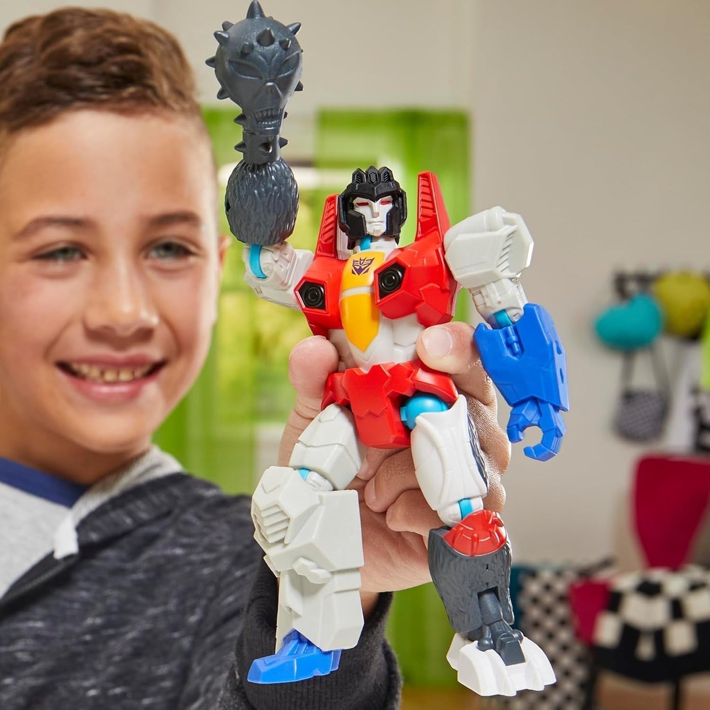 Transformers Mixmashers Starscream Tilpasset actionfigur og tilbehør Actionfigurer Naty Shop