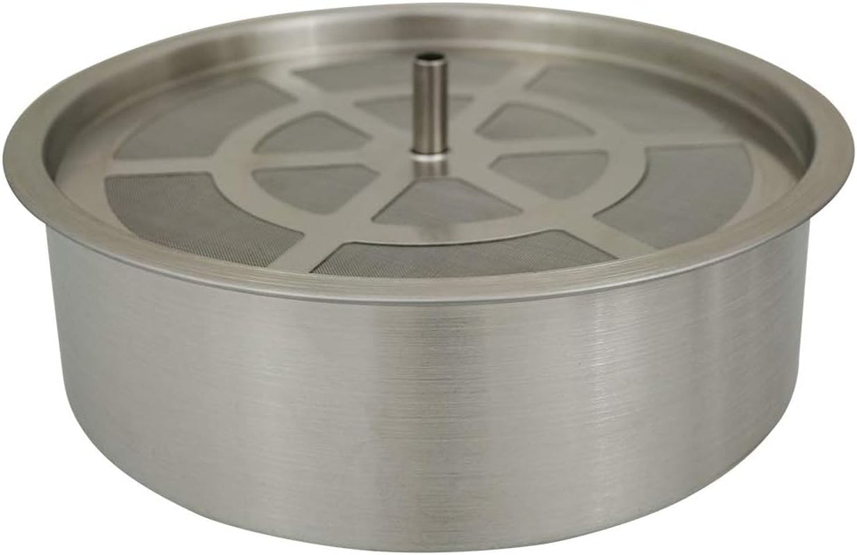 Saro espressomaskine med rundt filter - 6,75 L / 40 kopper - rustfrit stål - brygning og holde varm funktion - sikkerhedshane - skueglas - 1,5 kW - model SAROMICA 6005