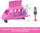 Mini BarbieLand Barbie-dukke- og legetøjssæt, 1,5" dukke og ikonisk farveskiftende overraskelseslegetøjskøretøj, HYF40