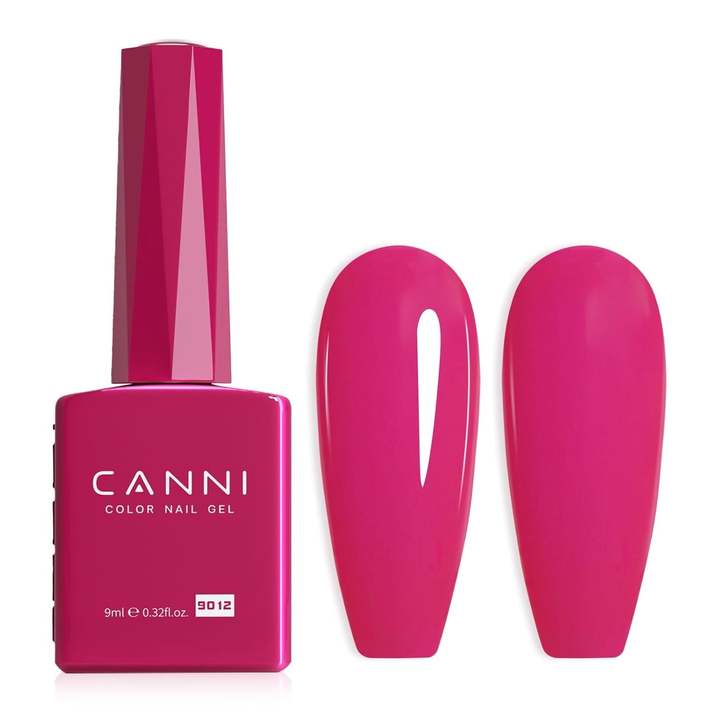 CANNI gel neglelak, semi-permanent, mørk lilla, neglelak, UV gel, soak off, manicure