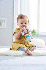 HABA 304771 - Rangle gravhundefigur, stof babylegetøj med ranglemotor, legetøj fra 6 måneder Legetøj Bebe Naty Shop