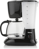 Tristar 1,25L kaffemaskine - til 10-12 kopper, også egnet til camping, CM-1245, sort