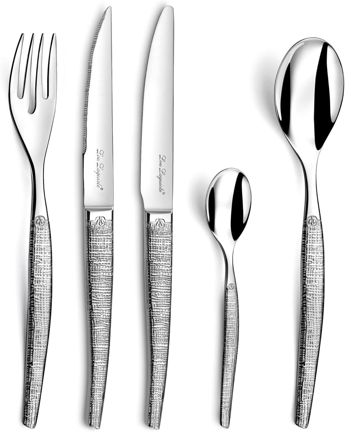 JET bestik med skinnende design, enestående bestiksæt, 30 dele Naty Shop Kitchen