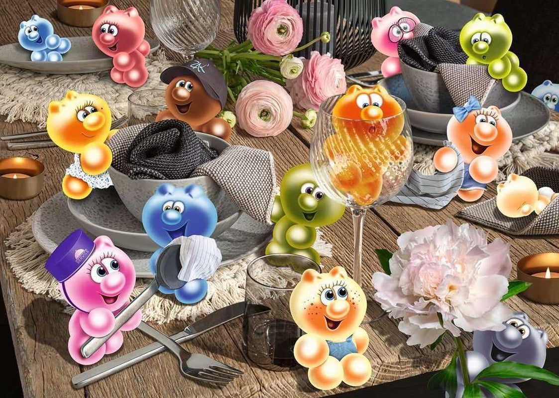 Ravensburger Puslespil 12000788 - Gelini dækker bordet - 1000 brikker for voksne og børn fra 14 år, Puzzle Naty Shop