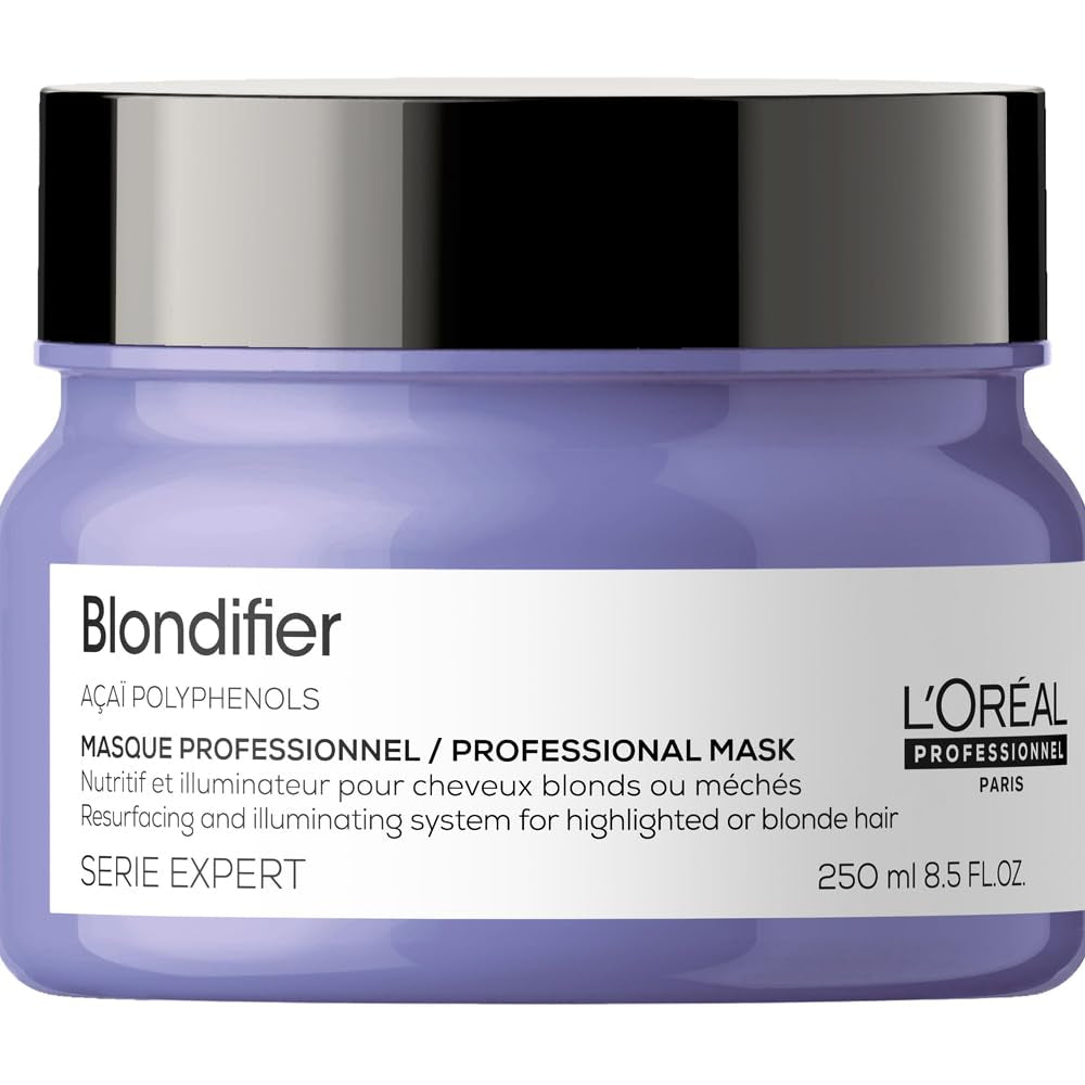 L'Oréal Professionnel | Nærende maske til blondt og bleget hår, Açai frugtekstrakt, Serie Expert, blond maske Naty Shop hårmaske