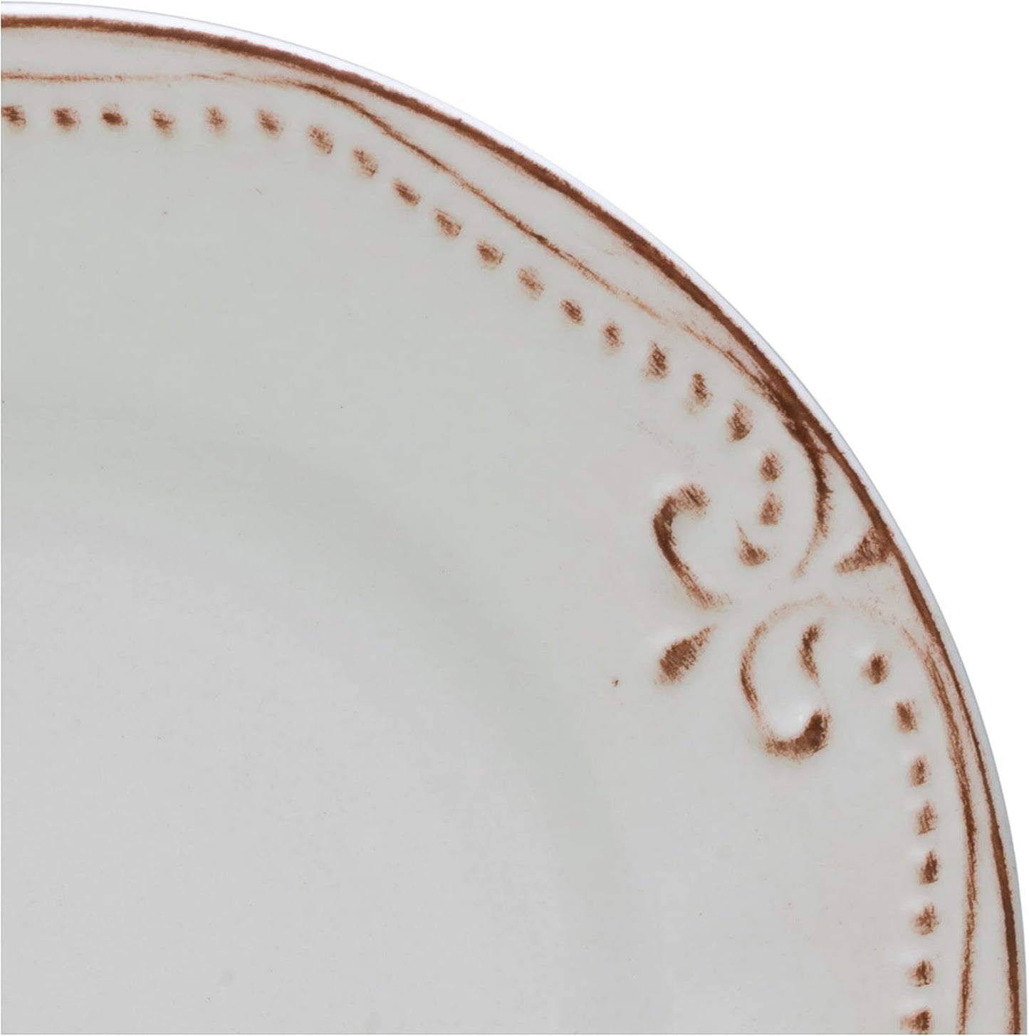 CreaTable, 23601, Romantic Vintage Series, 16-delt porcelænssæt til 4, Porcelænskombinationsservice, Tåler opvaskemaskine og mikroovn, Kvalitetsfremstilling