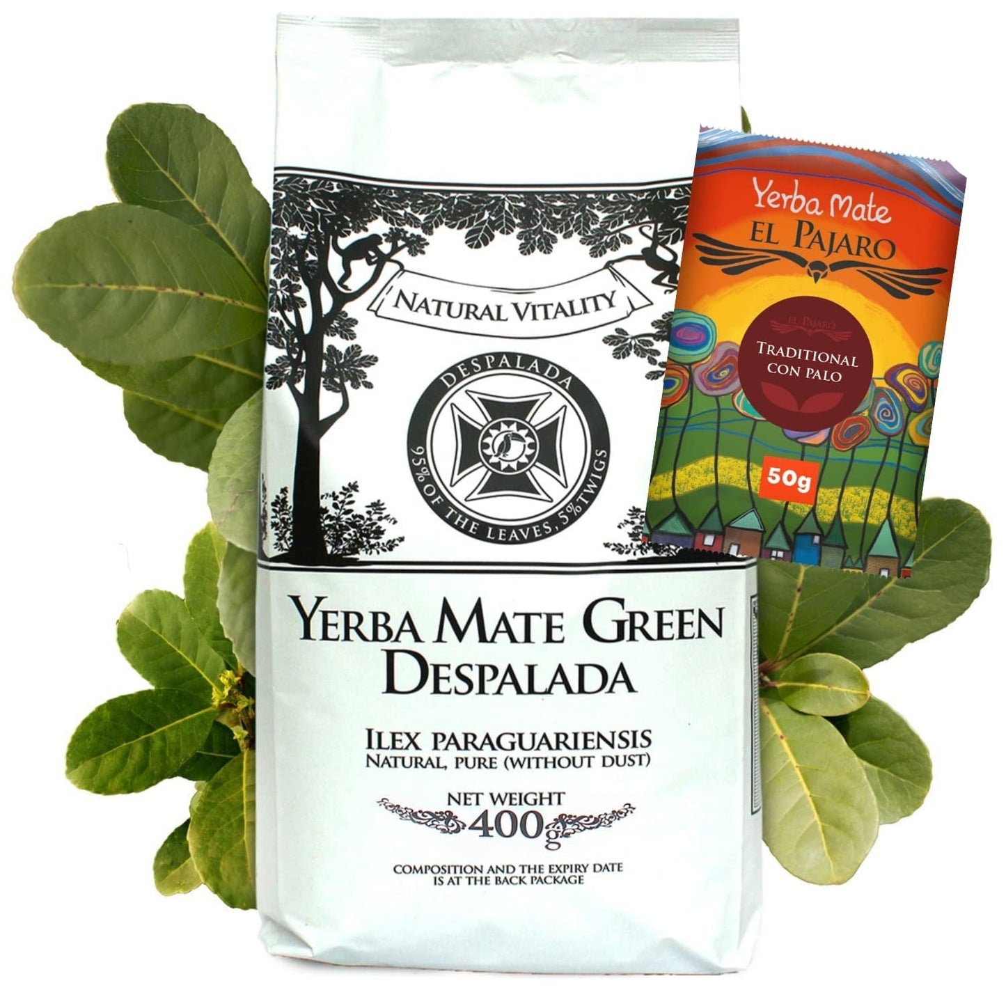 Yerba Brazil Despalada 1 kg ● Lufttørret mate te fra mateblade ● Naturlig paraguayansk mate 50 g ● Naturlig mate te smag ● Yerba mate te uden tilsætningsstoffer ● Mate te i løs vægt