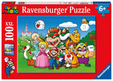 Puslespil til børn 100 stykker XXL - Nintendo Super Mario Fun Puzzle Naty Shop Single Single