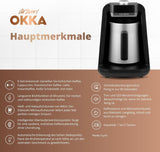 TYRKISK KAFFEMASKINE Arzum OKKA RICH SPIN PRO (krom)