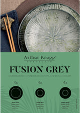 Fusion Grey Porcelænsservisesæt 67351GA2, 12 stk