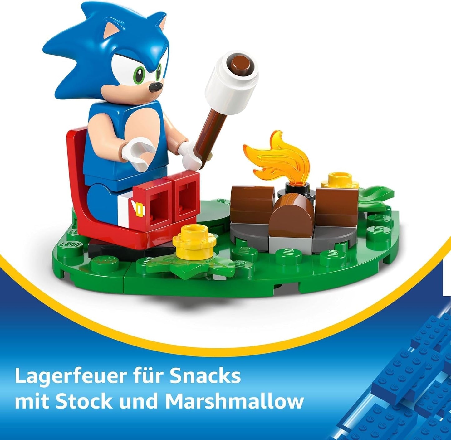 LEGO Sonic the Hedgehog Sonics Showdown At The Campfire Legetøj til børn og videospilsfans Byggesæt til drenge og piger 7 år gammelt eventyrsæt Samleobjekt 77001 Byggesæt Beuche den LEGO-Store