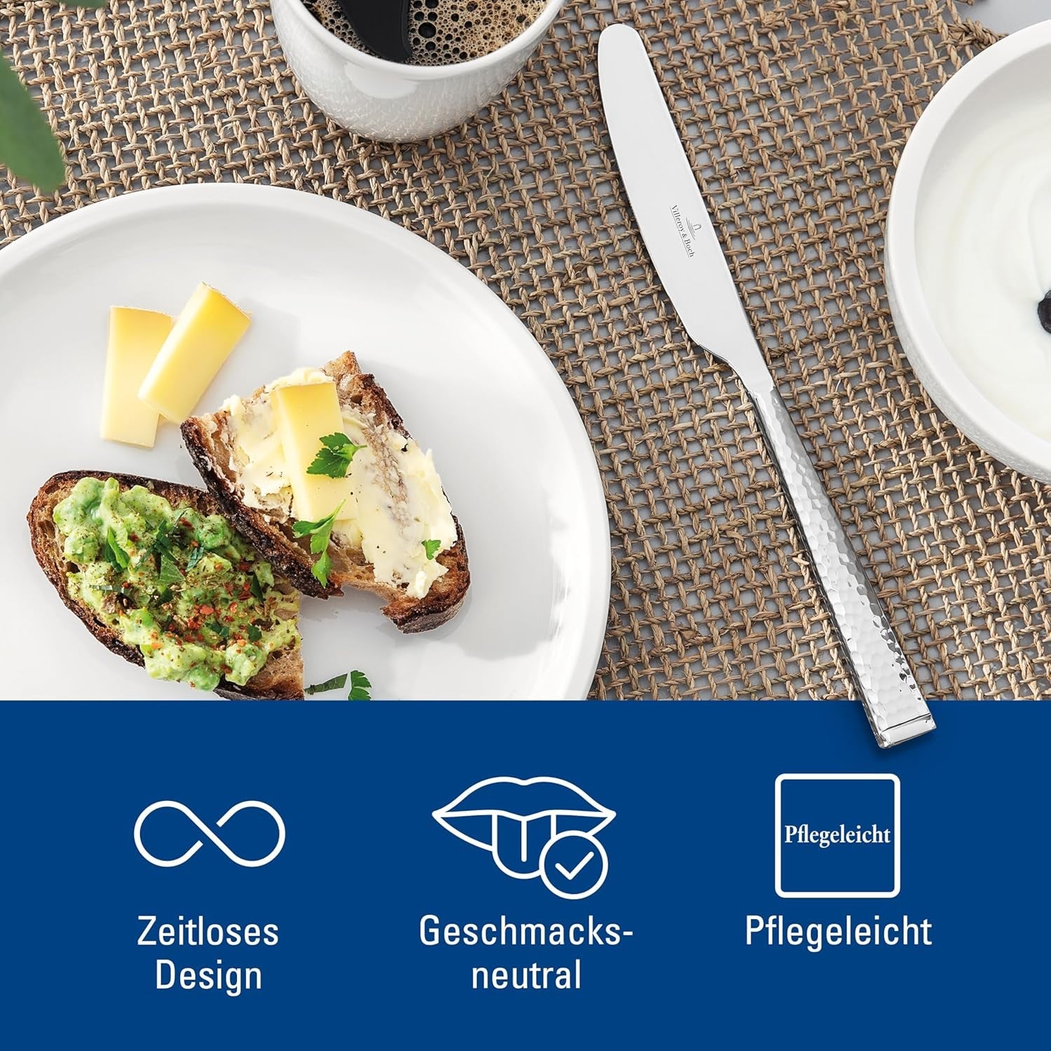 Villeroy & Boch Blacksmith bestiksæt til op til 6 personer, 24 dele, rustfrit stål