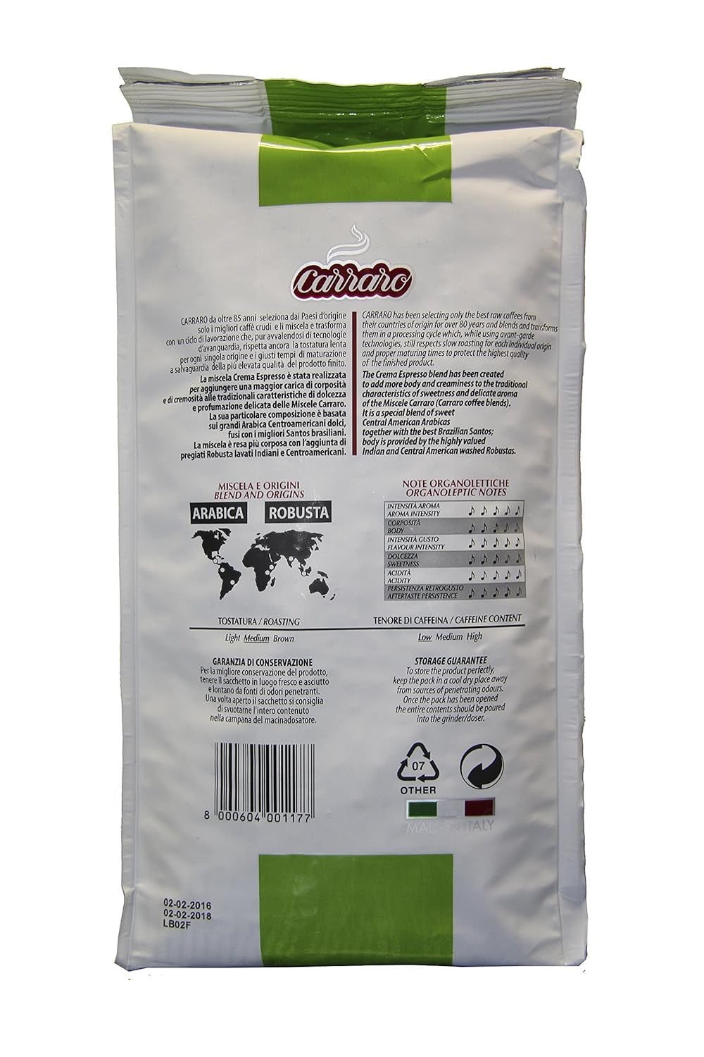 ESPRESSO CREME 1 kg bønner