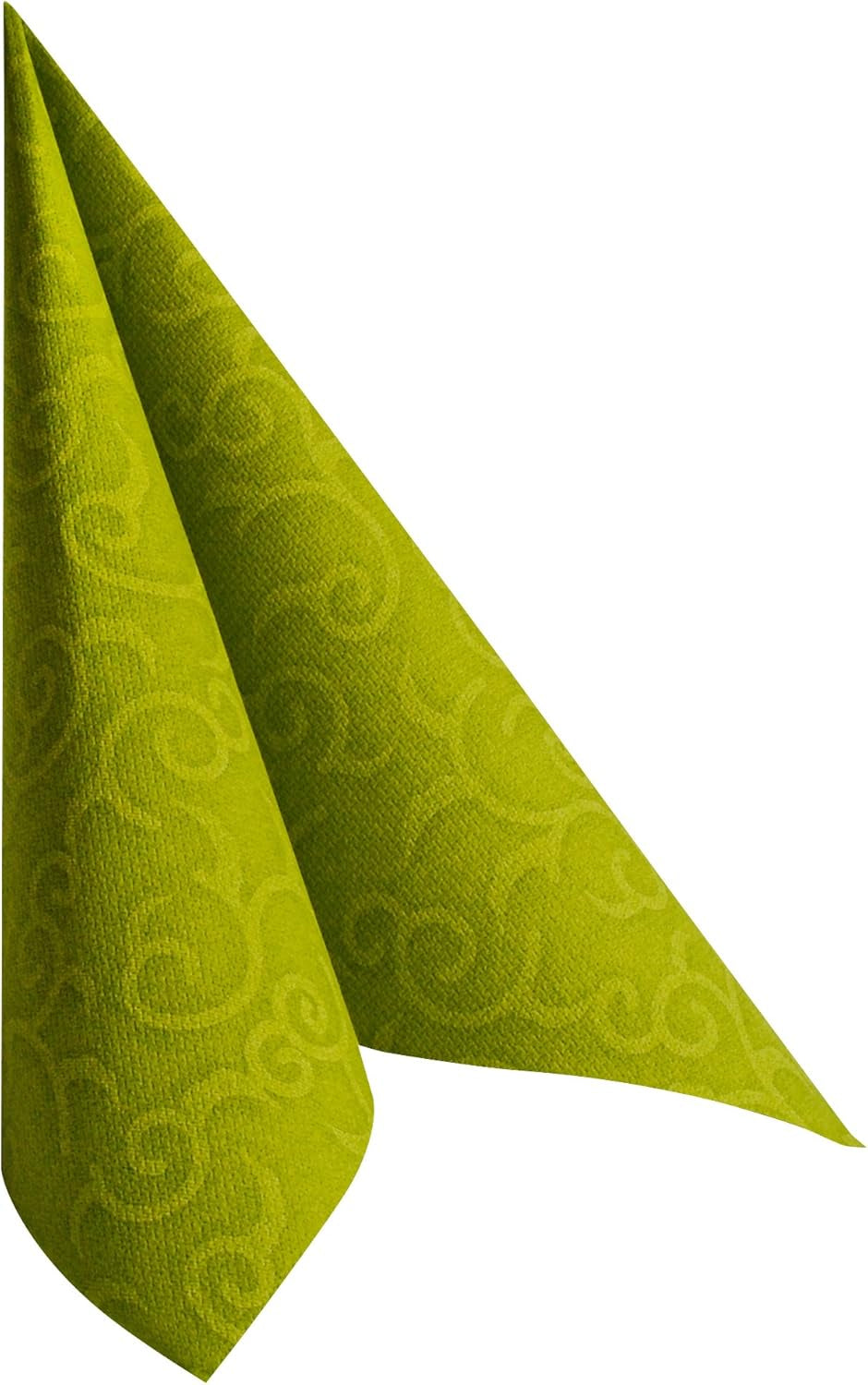 PAPSTAR 50 Servietter ROYAL Collection 1/4-fold 40 Cm X 40 Cm Olivengrøn Casali 84883 Dekorative servietter Borddekorationer til bryllup, dåb og catering