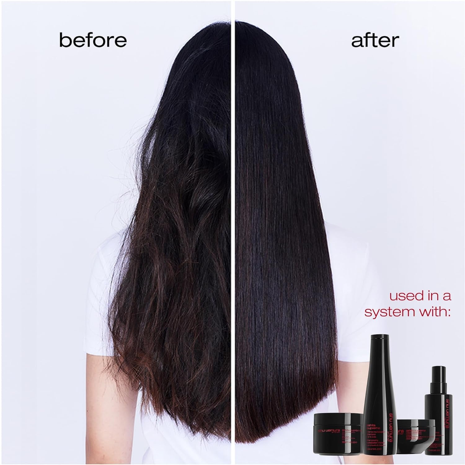 Shu Uemura, Ashita Supreme, Intensiv revitaliserende hårmaske, Til alle hårtyper, Med Ashitaba-ekstrakt, For mere glans og smidighed, Anti-split, 200 ml Naty Shop Hair Mask