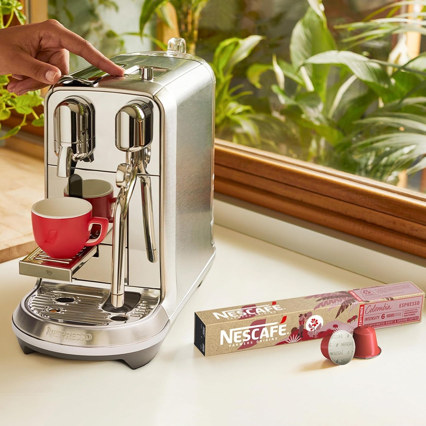 NESCAFÉ Farmers Origins Colombia Espresso Entkoffeiniert 6 x 10 Kaffeekapseln - Kaffeekapseln for Nespresso Maschinen