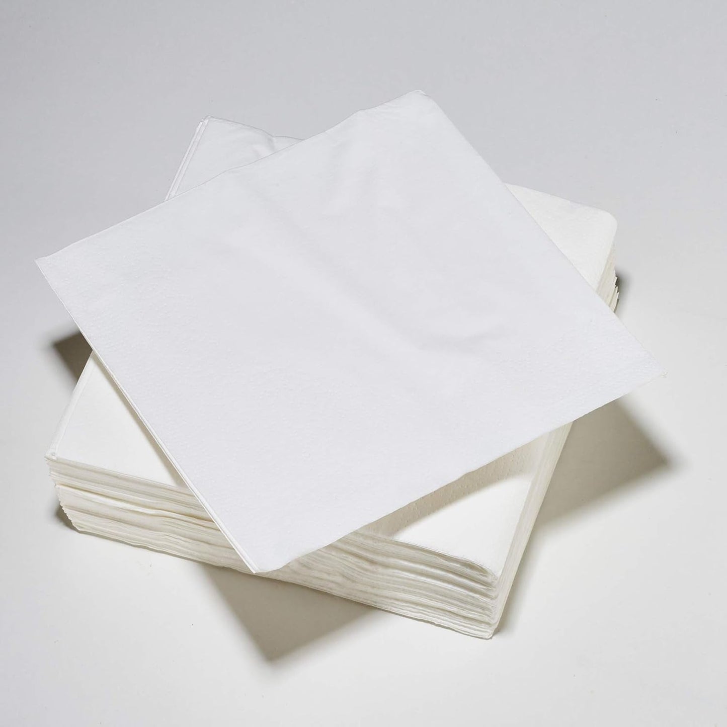 Le Napage 50 bomuldsservietter 25 X 25 cm, 3 lags, FSC hvid