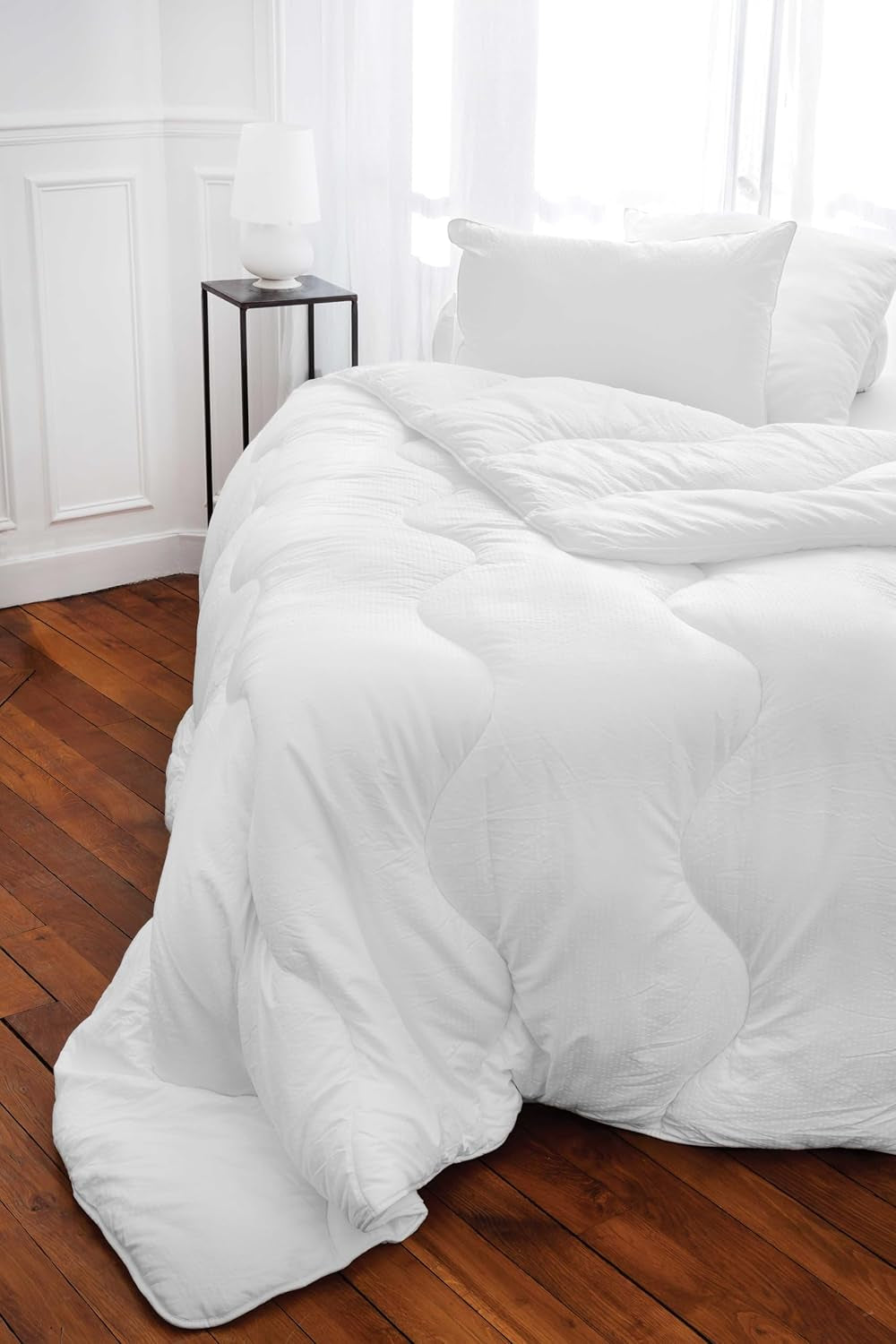 Toison D'Or Natural Dyne Silkydor, 380 satin bomuld, 240 X 280 cm, hvid Naty Shop dyner og dyner Queen White (UK Standard)