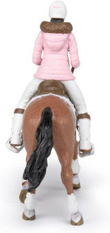 PAPO - Hestefigur - Rider Fashion Winter, passion for ridning, legetøj til børn fra 3 år. Naty Shop actionfigurer