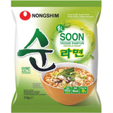 Nong Shim - Instant Cup Nudeln Soon Soon Veggie - Multipack (12 X 67 GR)
