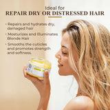 Intea Chamomile - Blond Reflections Hair Mask - Fugter og nærer blondt hår - 250 ML Naty Shop Hair Mask