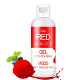 Gel-madfarve - 100 ml, Gel-madfarve til kager, bagning, småkager, makroner - koncentreret sukkerfri madfarve til kagedekoration, drikkevarer, påskeæg, DIY-slime (hvid)