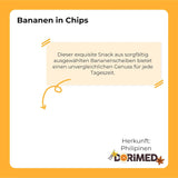Bananchips 1 kg | Sprøde skiver bananchips med tørret frugt | sund snack med en lækker smag | Naty Shop dehydrerede produkter