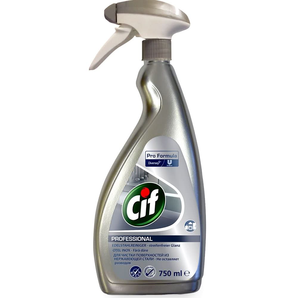 Cif professional - vinduer og rustfrit stål 750 ml Detergenti Nati Shop