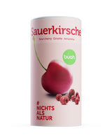 Frysetørrede bitre kirsebær BUAH® | Hele bitre kirsebær som snack eller til mysli | Ideel erstatning for slik | Vegansk og uden tilsat sukker | 135g Naty Shop dehydrerede produkter Standard titel