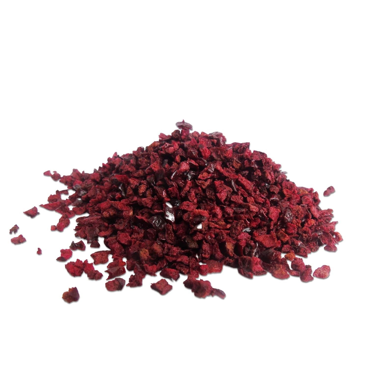 Frysetørrede kirsebærstykker 100g - Frysetørrede frugter - Frysetørrede tørrede frugter - Tørrede bitre kirsebær - Perfekt til bagning, dekoration af kager, snacks, müsli og desserter Dehydrerede produkter Naty Shop