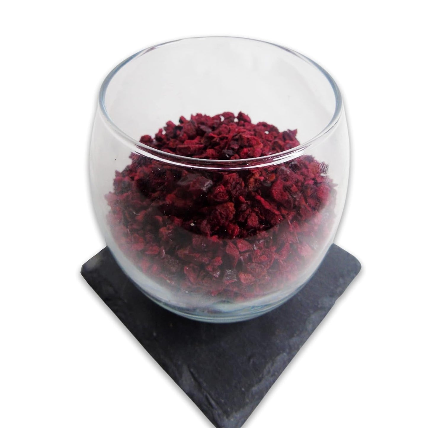 Frysetørrede kirsebærstykker 100g - Frysetørrede frugter - Frysetørrede tørrede frugter - Tørrede bitre kirsebær - Perfekt til bagning, dekoration af kager, snacks, müsli og desserter Dehydrerede produkter Naty Shop