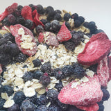 Freeze-dried cherries | Dried sour cherries | Frysetørrede frugter | Frysetørret tørret frugt | Frysetørrede frugter Tørrede kirsebær | Pels Smoothie Frysetørret frugt (90g) Dehydrerede produkter Naty Shop
