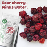 Freeze-dried cherries | Dried sour cherries | Frysetørrede frugter | Frysetørret tørret frugt | Frysetørrede frugter Tørrede kirsebær | Pels Smoothie Frysetørret frugt (90g) Dehydrerede produkter Naty Shop