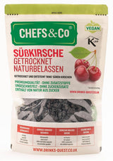 TØRREDE KIRSEBÆR (IKKE TØRREDE) -750g | tørrede søde kirsebær uden gruber | 100% naturlig | premium kvalitet | ingen tilsætningsstoffer, ingen svovl og intet sukker Dehydrerede produkter Naty Shop Standard titel