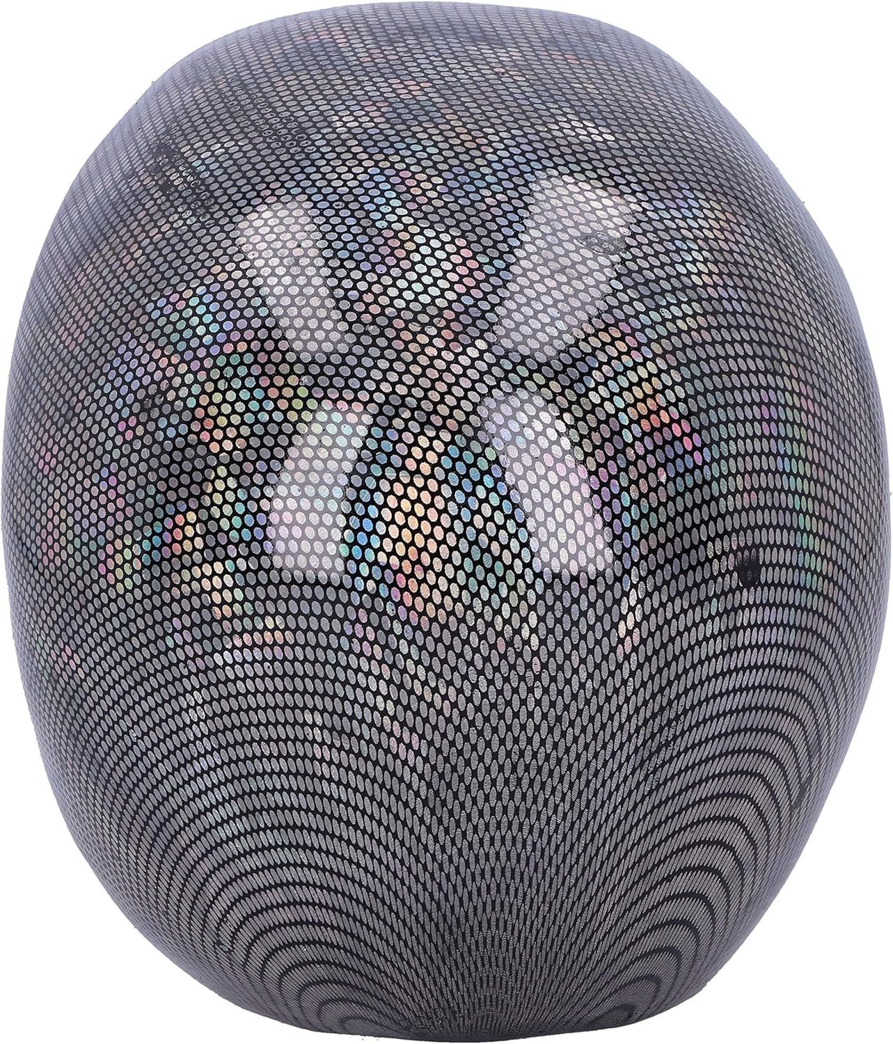 Holografisk sølv fiskenet kranie Sølv Holografisk fiskenet kranie Ornament Sølv 16,5 cm statuetter og skulpturer Naty Shop