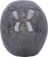 Holografisk sølv fiskenet kranie Sølv Holografisk fiskenet kranie Ornament Sølv 16,5 cm statuetter og skulpturer Naty Shop