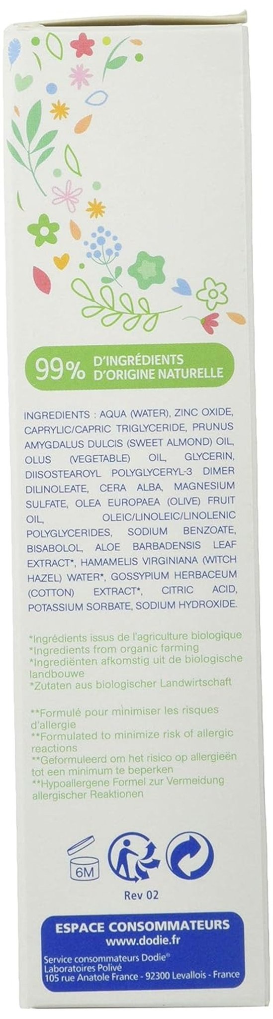 Erstatningscreme, duftfri, fra fødslen, 75 ml Børn - Bath and Skincare Naty Shop