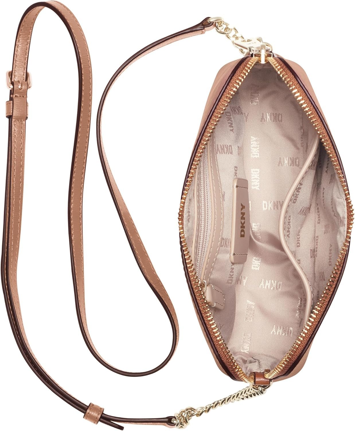 DKNY Dame Bryant Crossbody, Cashew, One Size EU Dametasker Naty Shop
