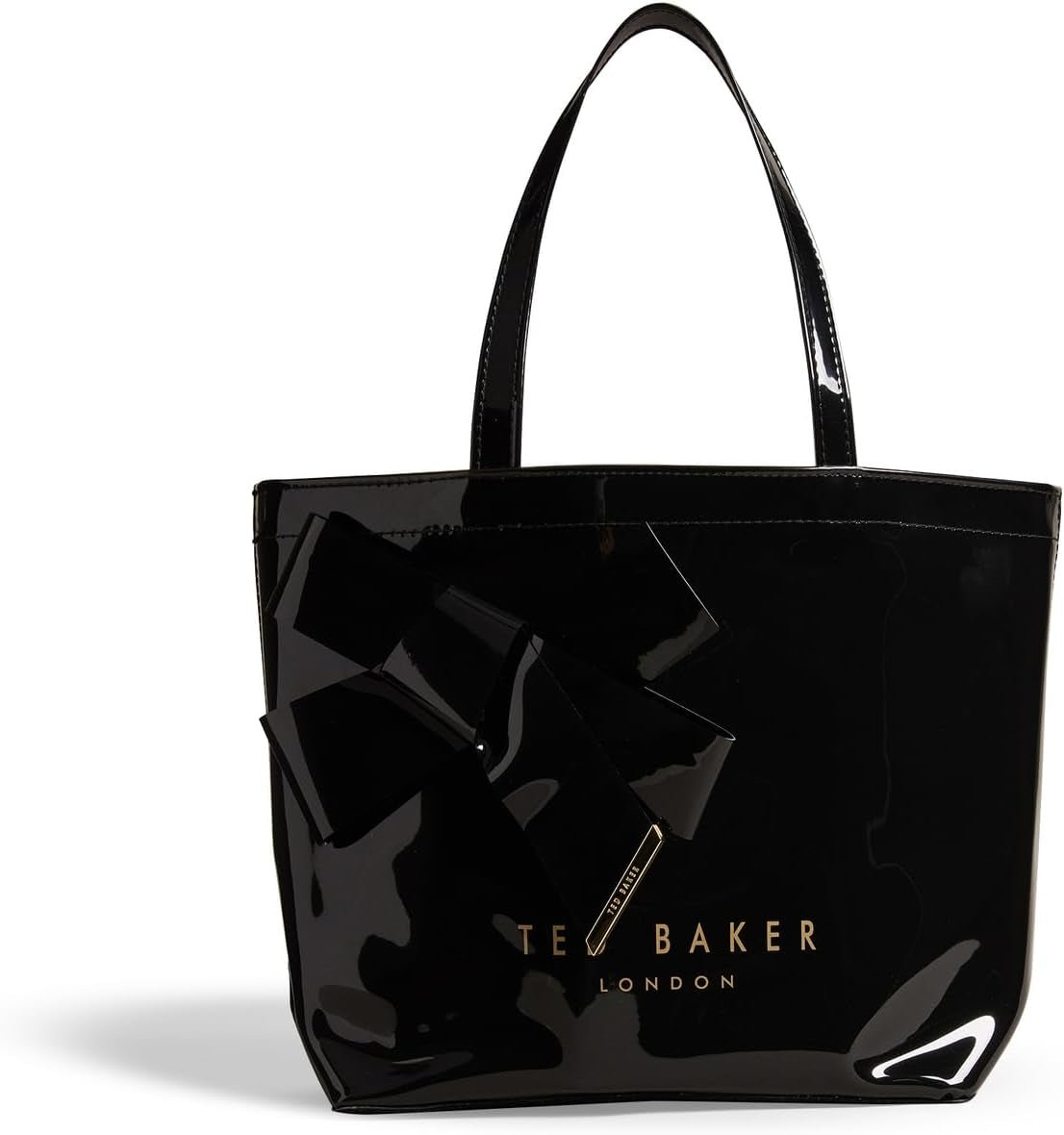 Ted Baker Nikicon Dame Vinyl Sløjfe Shopper Tasker Dame Naty Shop Sort