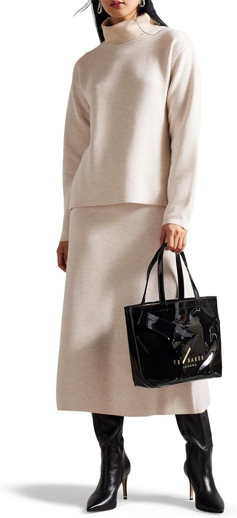 Ted Baker Dame Nikicon Vinyl Sløjfe Shopper Tasker Dame Naty Shop