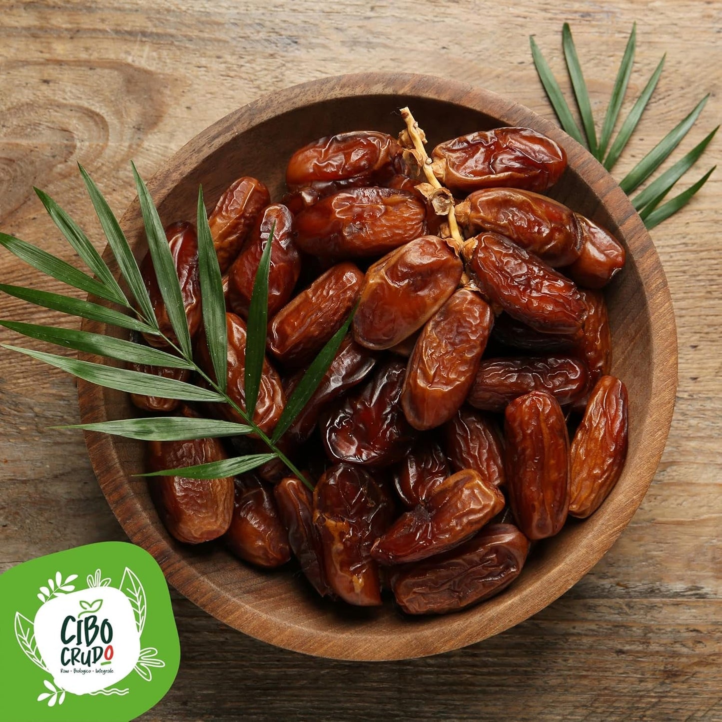 Deglet Nour Bio dadler uden frø - 500g. Naturlige økologiske Deglet Nour tørrede dadler. Tørrede dadler. Naty Shop dehydrerede produkter