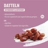 Tørrede og frøfri dadler, 250 g Naty Shop dehydrerede produkter