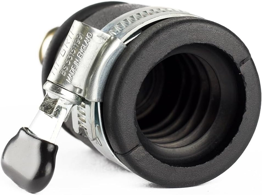 Push-fit vandhanetilslutning | Diameter 20-30 mm | Massiv messing | Sikker og holdbar | Sikker fastgørelse | Robust og korrosionsbestandig, sort/sølv/guld