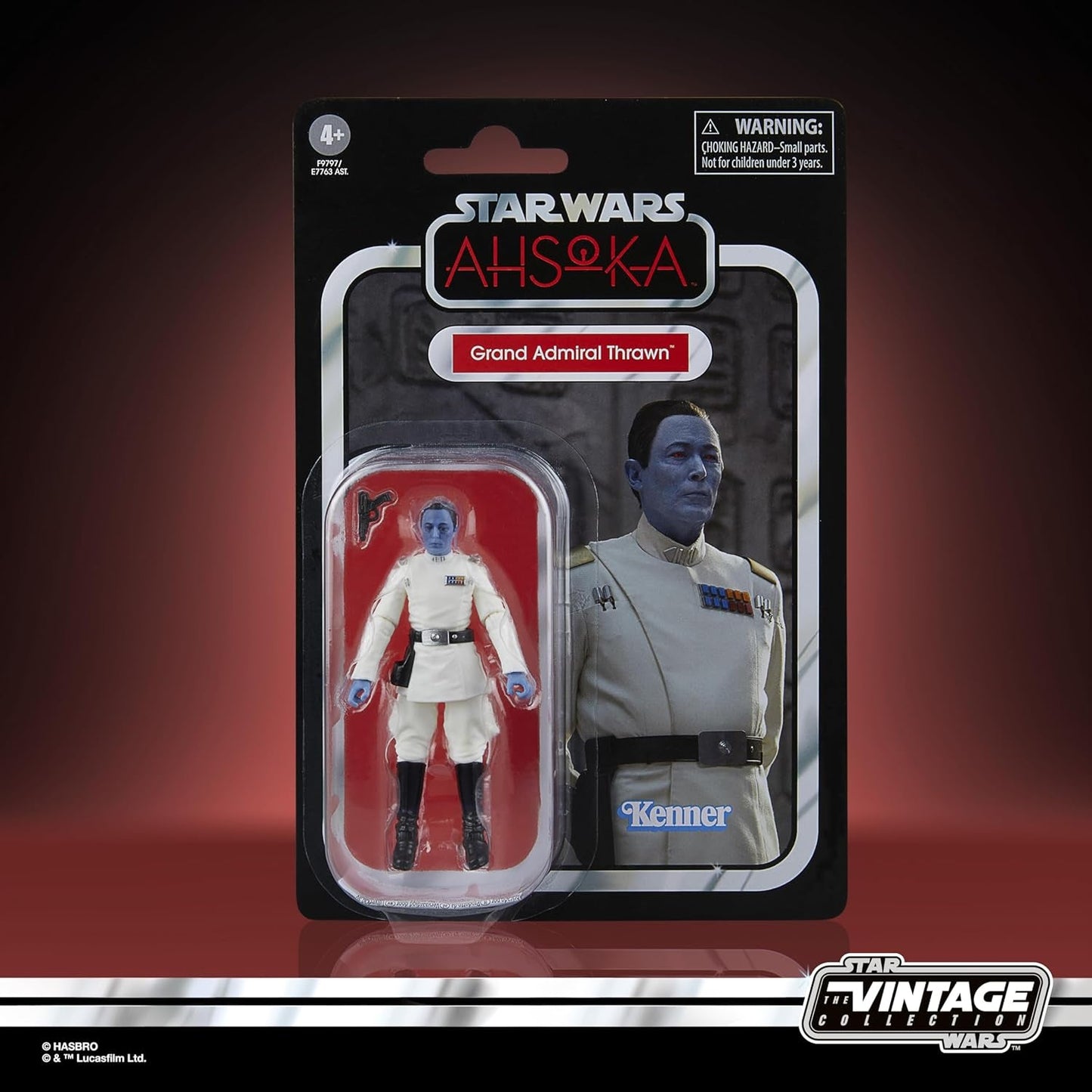 Star Wars Grand Admiral Thrawn Vintage Collection Star Wars: Ahsoka Collectible Action Figur (9,5 cm skala) Action Figurer Naty Shop