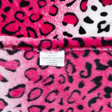 Hjem Must Haves Dronning/King Zebra Giraf Safari Dyretryk Hele sæsonen Super Blød Varm Sofa Dyne Sengestørrelse Pink Polyester Pink Leopard dyner & dyner Naty Shop