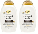 Shampoo med kokosmælk OGX (385 ml), fugtgivende effekt Bruser og bad Naty Shop 2 x 385 ml