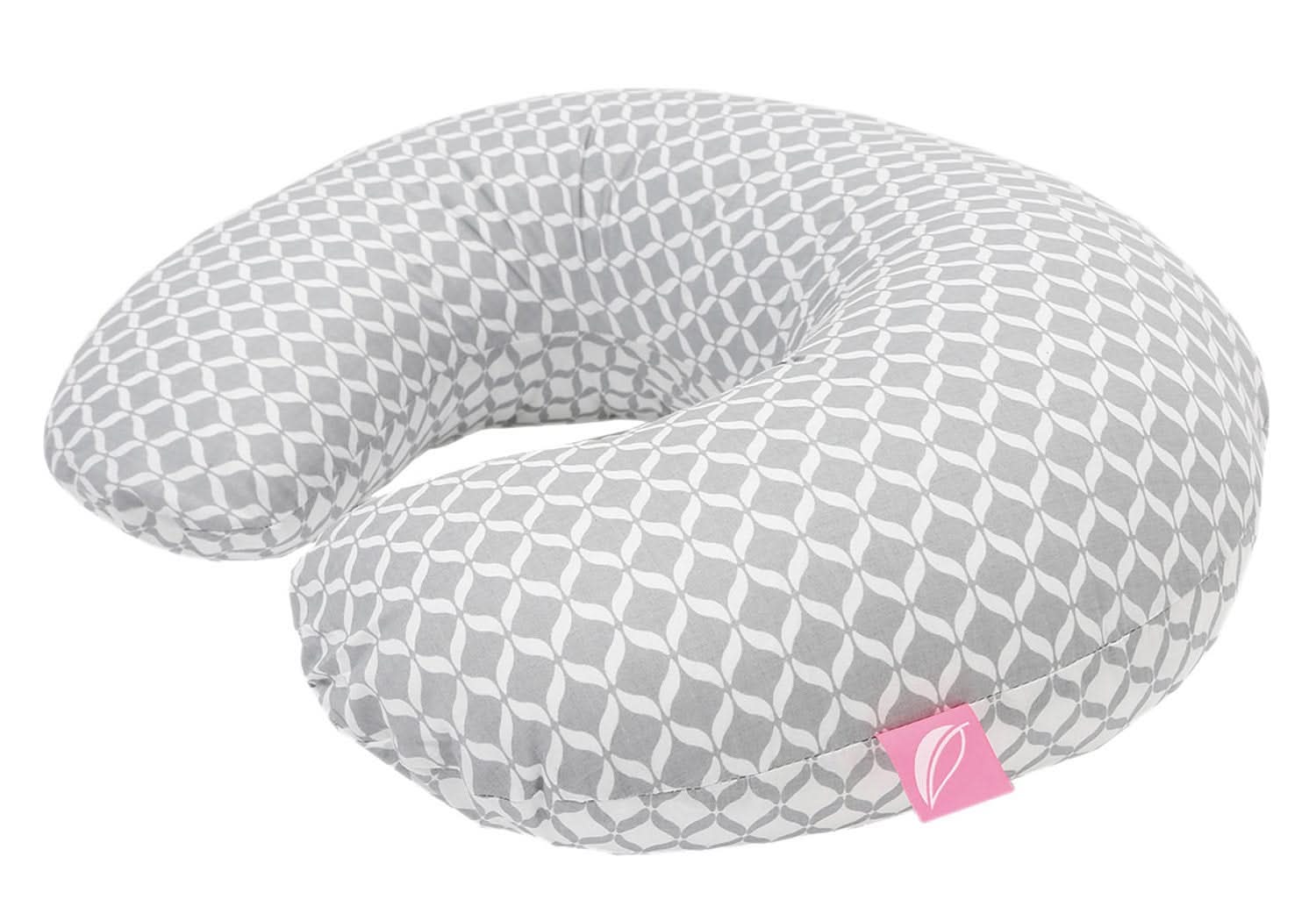 Ergonomisk ammepude, Oeko-Tex Standard 100, beige Mad og ammetilbehør Bebe Naty Shop Grey